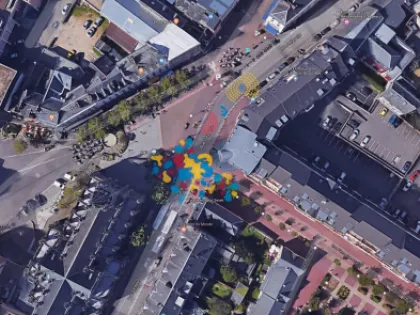 Des marquages au sol pour animer la traversée de la rue Lafayette